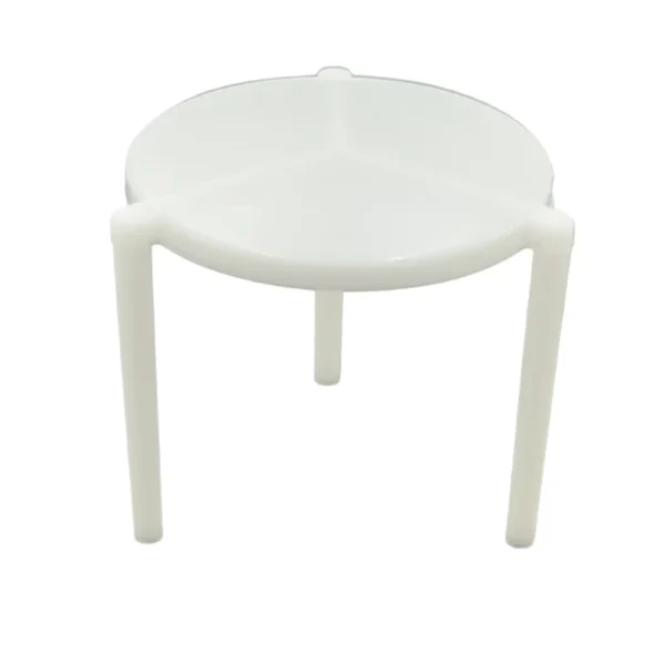 White Round Pizza Stand – Durable, Heat-Resistant Serving Stand